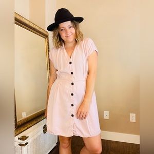 Zara Button Down Tunic Dress